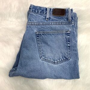 Vintage L.L. Bean Flannel Lined Jeans - Natural Fit